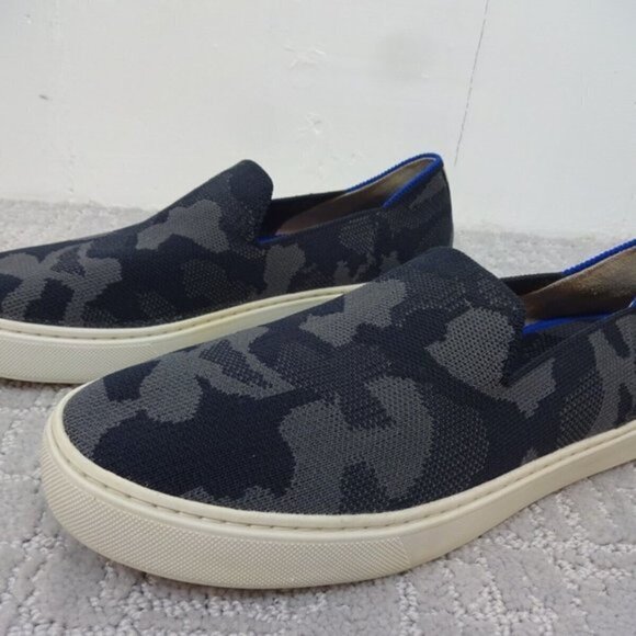 Rothys The Sneaker Women's Size 8 US Gray Camo Flat Slip-on Slippers Shoes - Picture 7 of 10